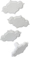 PME Creative Plaque Plain Border Inserts, Set of 4