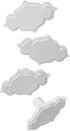 PME Creative Plaque Plain Border Inserts, Set of 4