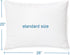 4 Pack Pillow Protector with Zipper Breathable & Noiseless 100% Waterproof Pillow Cases Standard Size 20'' 26'' White Pillow Covers