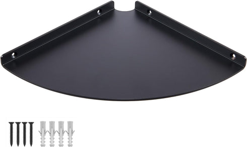 YUjieSTC Corner Shelf, 3.0mm Aluminum Alloy Corner Shelf wall Mounted, for Offices, Bedrooms,
