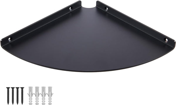 YUjieSTC Corner Shelf, 3.0mm Aluminum Alloy Corner Shelf wall Mounted, for Offices, Bedrooms,