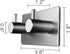 Wall Mounted Coat Hook Rail, Self Adhesive Stainless Steel Hanging Hooks Rack for Hallway Kitchen Storage (2-hook)