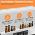 30 Inch BFONS Silicone Magnetic Stove Top Shelf, Kitchen Over Stove Spice Rack Shelf Apartment Home Must Haves Kitchen