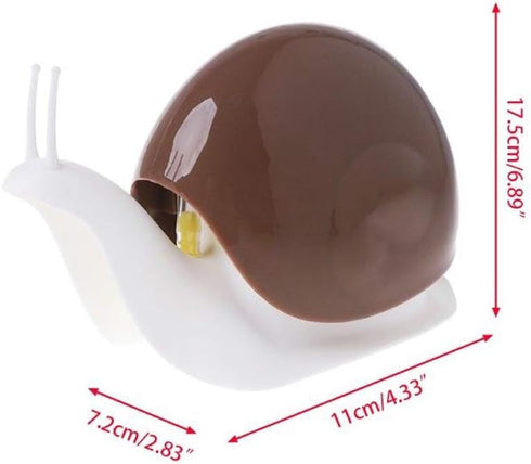 Cute Snail Soap Dispenser - Kitchen Bathroom (120ML) (Brown)