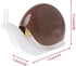 Cute Snail Soap Dispenser - Kitchen Bathroom (120ML) (Brown)