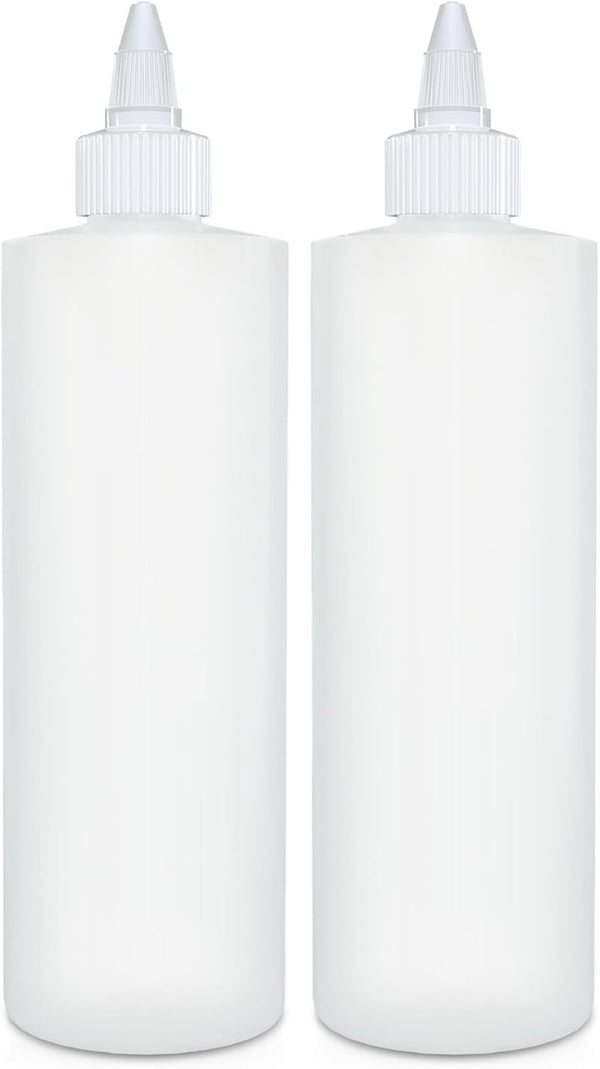 BRIGHTFROM Condiment Squeeze Bottles, 12 OZ Empty Squirt Bottle with Twist Top