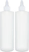 BRIGHTFROM Condiment Squeeze Bottles, 12 OZ Empty Squirt Bottle with Twist Top