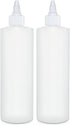 BRIGHTFROM Condiment Squeeze Bottles, 12 OZ Empty Squirt Bottle with Twist Top