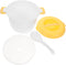 Rice Cooker Rice Maker Micro Food Steamer, Mini Food Steamer Induction Heater Tool for Oatmeal Travel