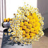 INVISIKAYAK Craspedia Globosa Material Flower, Immortal Eternal Flowers Gift, 40 Pcs in B-red