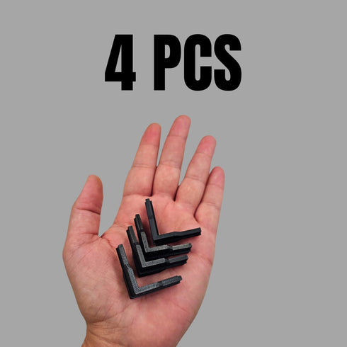 Whalen Post Insert Corner Connector for Shelving, Black Corner Connector for Costco Shelving Units