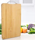 SINT Bamboo Cutting Boards with Juice Grooves, Thick Chopping Board for Meat, Easy Grip Handle