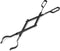 Stanbroil Outdoor Campfire Fireplace Tongs, 26" Long, Black Log Grabber