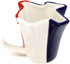 Red, White & Blue Texas Shaped Coffee Mug, 12 Ounce