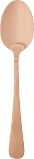 Mercer Culinary 18-8 Stainless Steel Plating Spoon, 7-7/8 Inch, Rose Gold