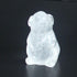 Hand Carved Mixed Gemstone Crystal Mouse Figurine, 1.5'' Rat Mice Animal Carving Statue for Office Home Decor (White