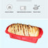 2 Pack Silicone Square Cake Pan, 8x4 Inch Non-Stick Bread Loaf Pans for Baking Homemade Bread, Toast, Cakes