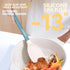 Silicone Mini Spatula with Stainless Steel Inner Core, Flexible Beveled Turner, Heat Resistant Cooking Utensils