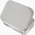 6 Pcs Mini Metal Hinged Tin Box Container Kit with Lid for Home Storage, 3.7x2.3x0.8 Inch, Silver