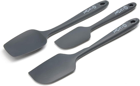 UpGood Silicone Spatula Set, High Heat Resistant Nonstick Kitchen Utensils for Cooking and Baking, 3 Pcs
