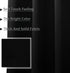 MYSKY HOME Black Curtains: 80 Inch Long Black Out Curtains for Bedroom, Grommet Window Curtains, Thermal Insulated
