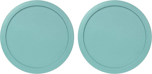 Replacement Lid for Pyrex 4" Storage Plastic Cover, 1 Cup Bowl 7202-PC Turquoise 2-Pack