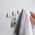 58 Pieces Wall Mounted Hook, Steel Small Coat Hooks, Bronze Single Hanger for Jewelry, Key, Hat, Kitchen Towel
