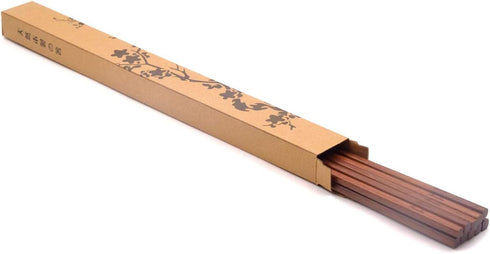 Bamber 16.5 Inches Extra Long Wood Chopsticks Set, Cooking Frying Chopsticks, Set of 5 Pairs