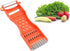 Saim 7 in 1 Multifunction Vegetable Peeler & Metal Scraper, Orange, 2 Pcs, Fruit Grater Slicer Kitchen Tool