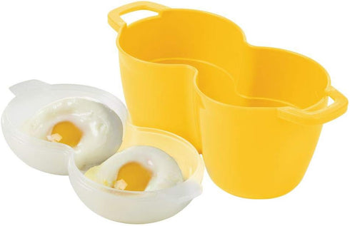 Prep Solutions by Progressive Microwave Poach Perfect - No-Mess, Odor Free, BPA FREE, Dishwasher Safe