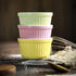 Ramekins 6oz Oven Safe, Creme Brulee and Souffle Dishes, Porcelain Baking Bowls, Set of 6, Pink