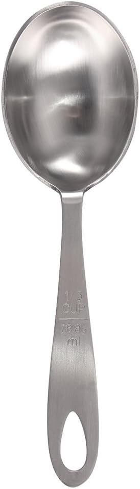 Lindy's 4-Piece Stainless Steel Measuring Scoop Set, Silver, 9 Inches Long