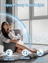 Window Privacy Film, Frosted Glass Window Film for Sun Blocking, Static Clings Removable Bathroom Door Window Covering,