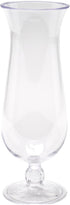 GET HUR-20-CL-EC Cheers - Break-Resistant Plastic Hurricane Glasses, 20 Ounce, 4 Pack, Clear