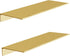 HNVNER Metal Floating Shelves, Set of 2, Brushed Gold Wall Shelves Picture