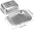 AYZA Butter Dish with Lid and Butter Spreader,Butter Dish Size Perfect for Butter Stick,Multi-Purpose Serving Food Dish