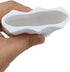 JXQGQ Glasses Holder for Nightstand, Silicone Eyeglass Holder for Desk Anti-scratch Glasses Stand (White)