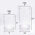 REALWAY Plastic Cups Reusable - Unbreakable Drinking Glasses, BPA Free Dishwasher Safe Drinkware for Kitchen Use