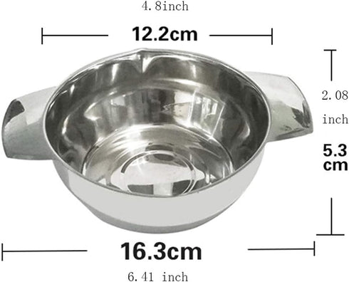 Stainless Steel Lemon Squeezer Juicer with Bowl Container for Oranges Lemons Fruit Home Made Juice