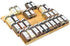 Organzier,4 8Pcs Countertop, Organization,18" 15.8" 40 Spice Drawer Tiers- Bamboo Spice Rack Tray Insert for Cabinet