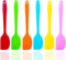 6 Pcs Silicone Spatulas, 8.3 inch Small Rubber Spatula Heat Resistant Non-Stick Baking Mixing Tool
