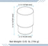 Bathroom Glass Cup, Aomasi Transparent Toothbrush & Toothpaste Holder, Mouthwash Tumbler Cup Drinking Mug Glassware