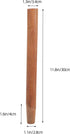 Wooden Shovel Handle Replacement, Agricultural Ladle Handle for Gardening Shovel, 11.8 inch Hatchet Grip