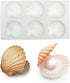 Cake Mold Shell Shaped Silicone Baking Cookie Biscuit Mold DIY Bakeware Pan Mould Kitchen Accessories (Shell J_11.8 X6.8 X1 inch) by mostsom