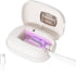 Upgraded UV Toothbrush Cover with Fan,Rechargeable Travel Toothbrush Case with Magnetic Holder&Wall
