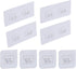 LAIGOO 8 Pcs Shower Caddy Replacement Adhesive Stickers, No Drilling Wall Hooks