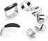 Tosnail Pastry Cutter Set - 8 Pieces Stainless Steel Professional Dough Tools for Baking Cookies and Donuts