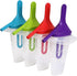 Popsicle Molds Ice Pop Maker with Straw 4 Large BPA Free Popsicle