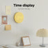 8 Inch 12/24H mooas Crayon Mini Digital Wall Clock, Modern Night Light Digital Desk Clock, LED Wall Clock Silent