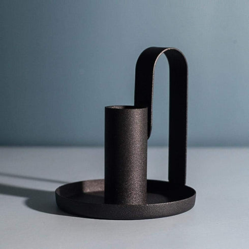 Taper Candle Holders Set of 2, Anti Rust Retro Iron Candelabra Stand for Candlelight Dinner Party Home Decoration